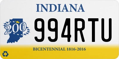 IN license plate 994RTU