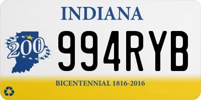 IN license plate 994RYB