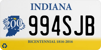 IN license plate 994SJB