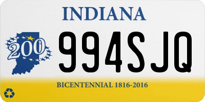 IN license plate 994SJQ