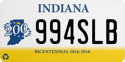 IN license plate 994SLB