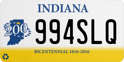 IN license plate 994SLQ