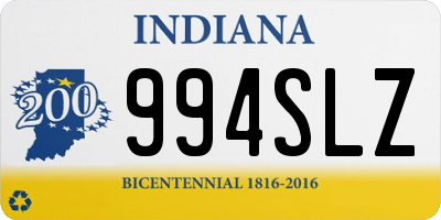 IN license plate 994SLZ