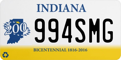 IN license plate 994SMG