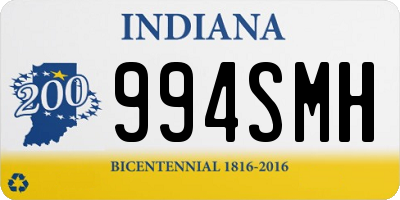 IN license plate 994SMH