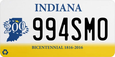 IN license plate 994SMO