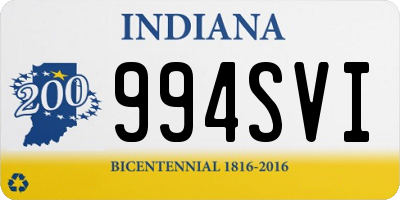 IN license plate 994SVI