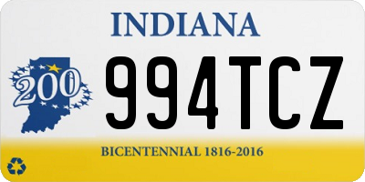 IN license plate 994TCZ