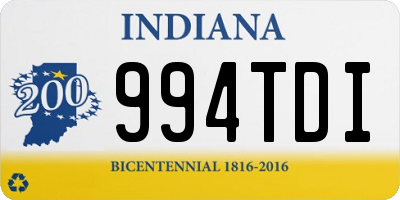 IN license plate 994TDI