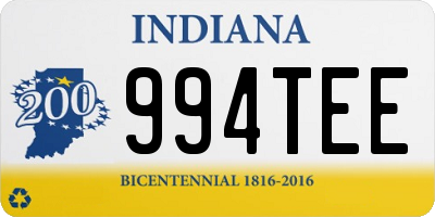 IN license plate 994TEE