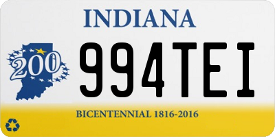 IN license plate 994TEI