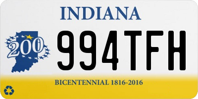 IN license plate 994TFH