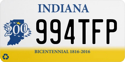 IN license plate 994TFP