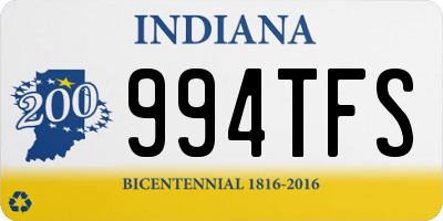 IN license plate 994TFS