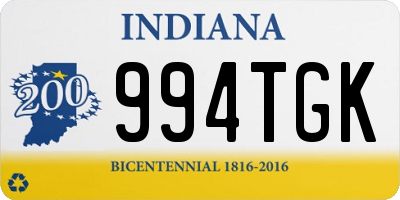 IN license plate 994TGK