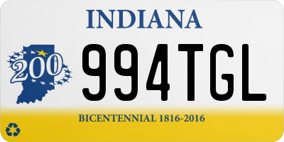 IN license plate 994TGL