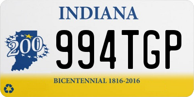 IN license plate 994TGP