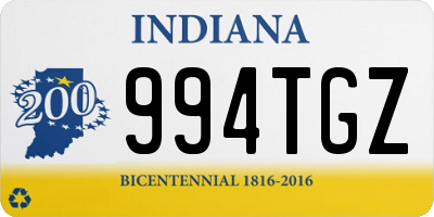 IN license plate 994TGZ