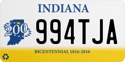 IN license plate 994TJA