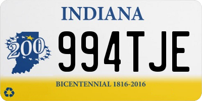 IN license plate 994TJE