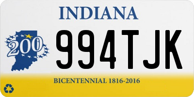 IN license plate 994TJK