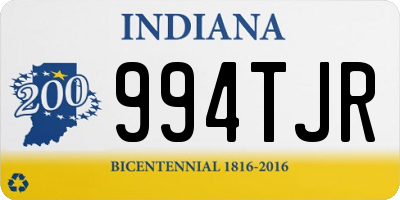 IN license plate 994TJR