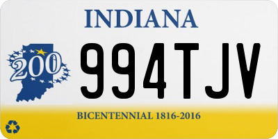 IN license plate 994TJV