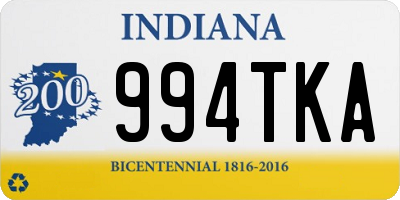 IN license plate 994TKA