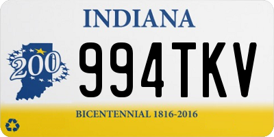 IN license plate 994TKV