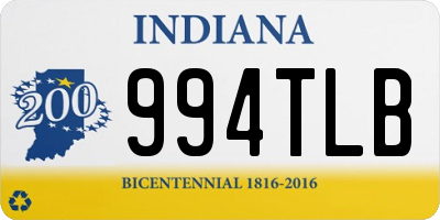 IN license plate 994TLB