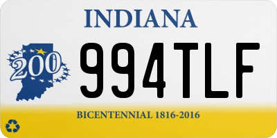 IN license plate 994TLF