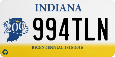 IN license plate 994TLN