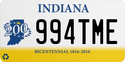 IN license plate 994TME