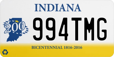 IN license plate 994TMG