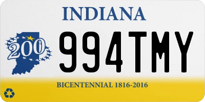 IN license plate 994TMY