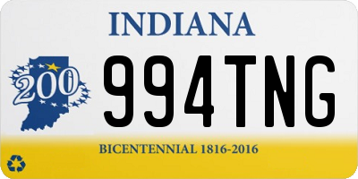 IN license plate 994TNG