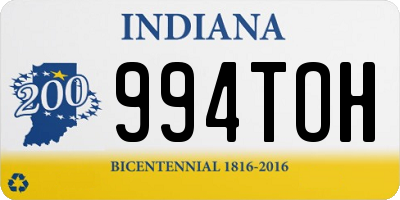 IN license plate 994TOH