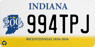 IN license plate 994TPJ