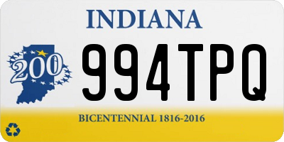 IN license plate 994TPQ