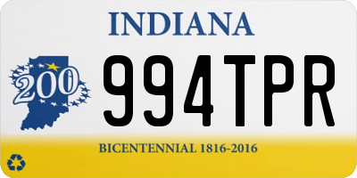 IN license plate 994TPR