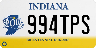 IN license plate 994TPS