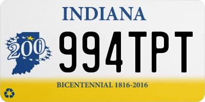 IN license plate 994TPT