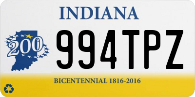 IN license plate 994TPZ