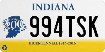 IN license plate 994TSK