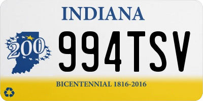 IN license plate 994TSV