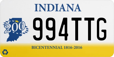 IN license plate 994TTG