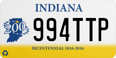 IN license plate 994TTP