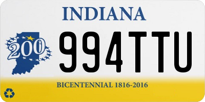 IN license plate 994TTU