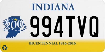 IN license plate 994TVQ