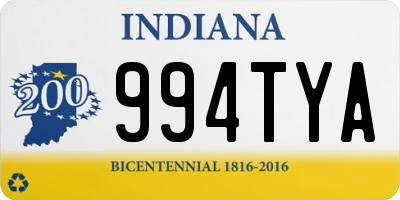 IN license plate 994TYA